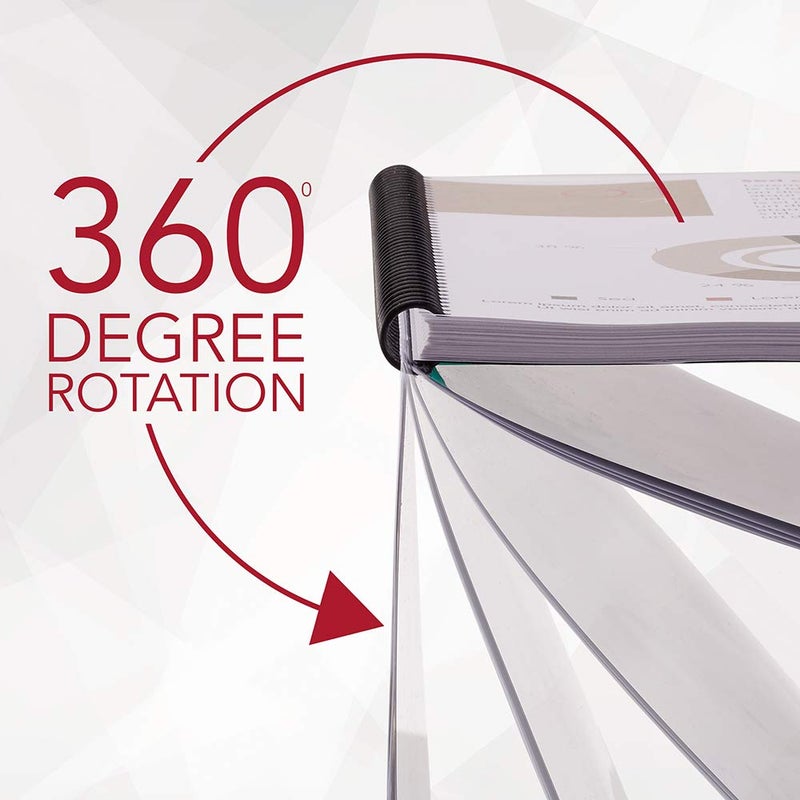 GBC أقراص/حلزونات/ملفات ربط GBC، 18 مم، سعة 140 ورقة، 4:1 تباعد، لولب ملون، أسود، 100 عبوة (9665080) - Image 5